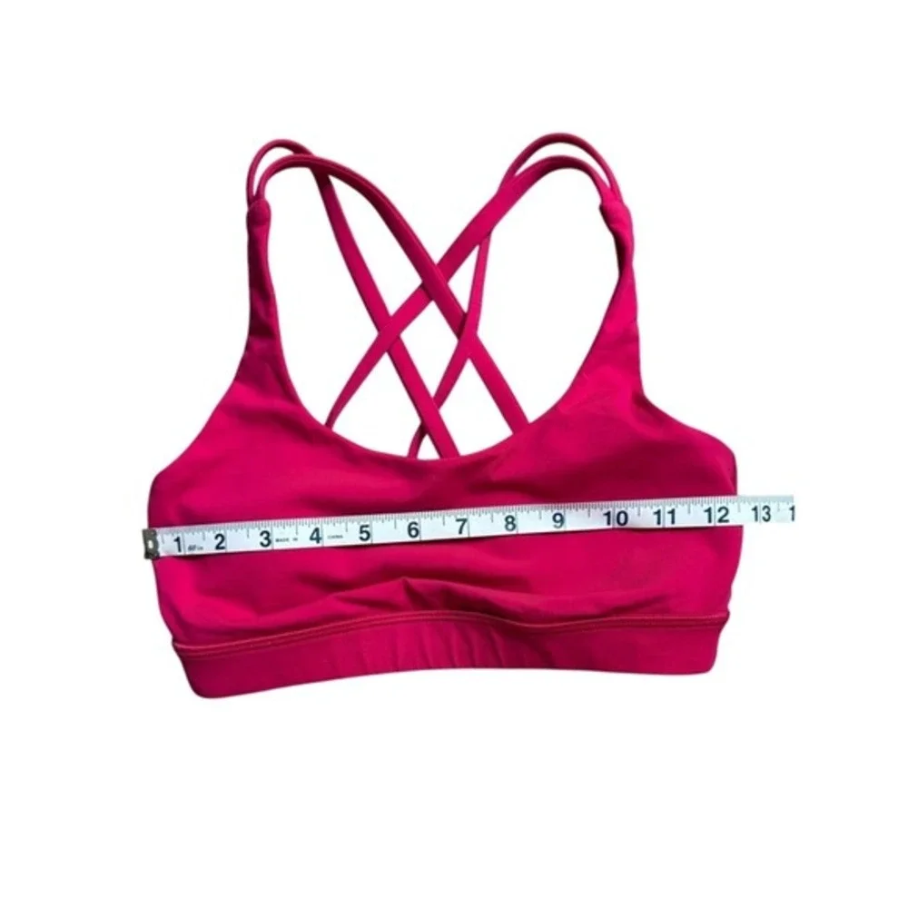lululemon Energy Sports Bra Lip Gloss Pink 4 Barbiecore Sporty Chic Clean Girl